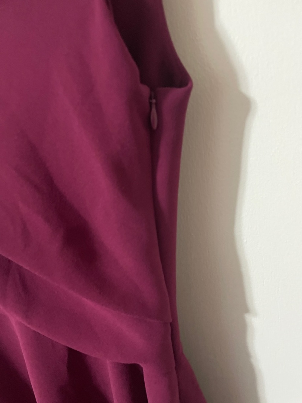 Reiss Marianne Wrap Front Dress in Berry Colour Size 0 - Picture 6 of 13